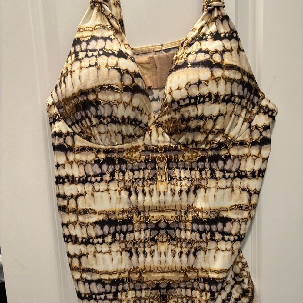 Cacique Swimwear with Earthy Tones top only